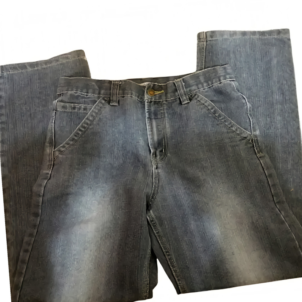 Vintage Cherokee Women's Faded Blue Gray Jeans In Size 18